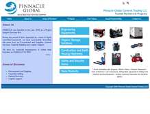 Tablet Screenshot of pinnacleuae.com